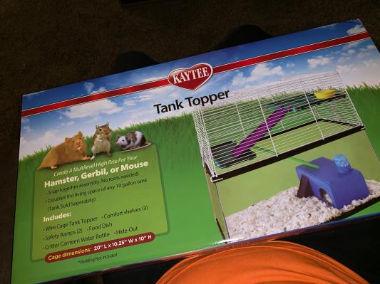 Hamster Cages 10 Gallon Aquarium Topper Cage Funhouse Degu Rat