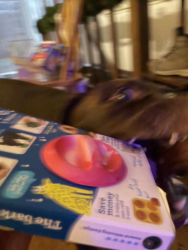 And her snatching it once she realized what it was….