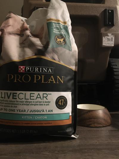 PURINA PRO PLAN LiveClear Kitten Chicken & Rice Formula Dry Cat