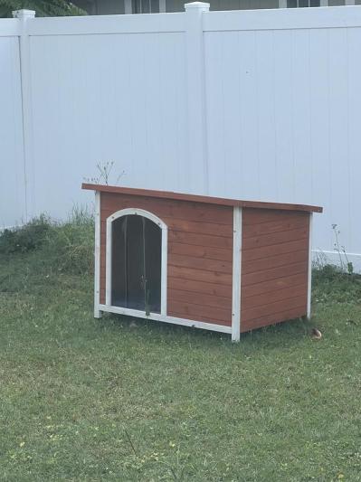 Frisco Craftsman Wooden Outdoor Dog House - Large