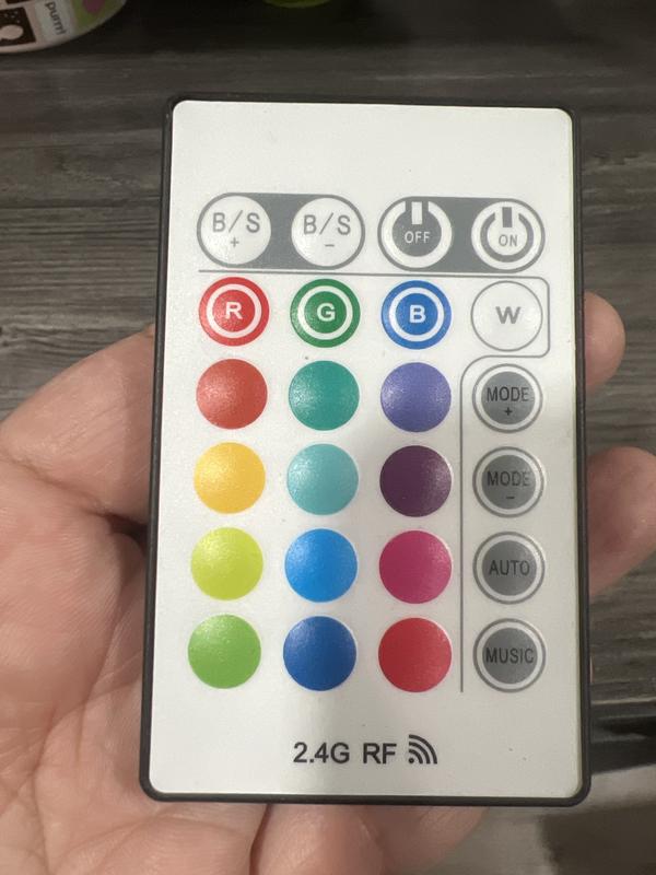 Remote with several color options