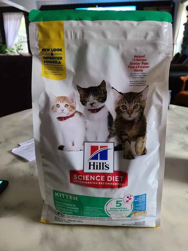 HILL'S SCIENCE DIET Kitten Dry Ocean Fish & Brown Rice Recipe Dry Cat