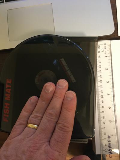 Ruler and hand for scale next to P21