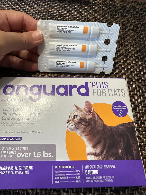 Onguard flea and 2025 tick for cats