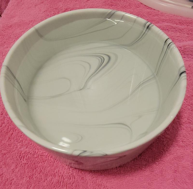 5 c. of water fills to the brim