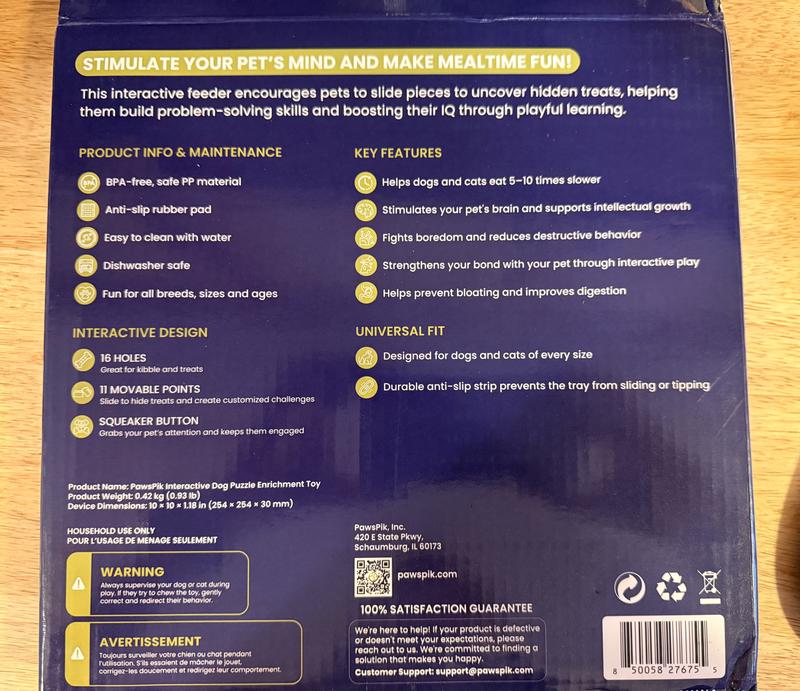 Back of box
