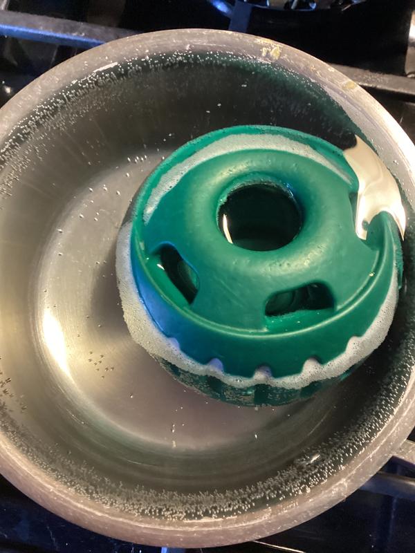 Boil the thing and remember to open it before it cools off.