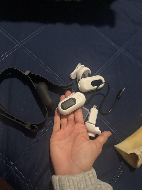 Luckylala Pet Tracking Camera Collar, White