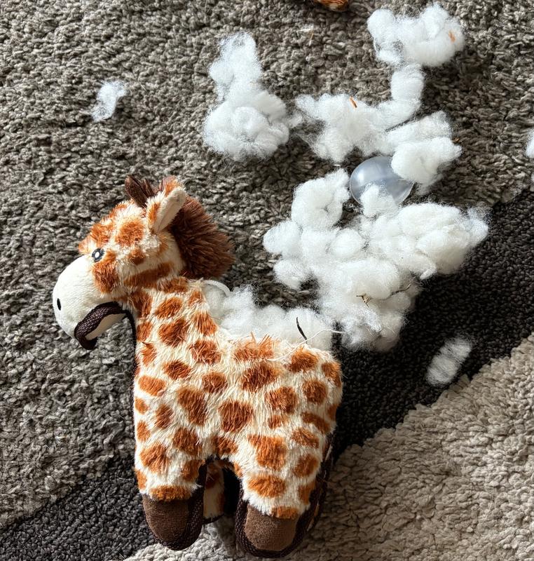 Product Reviews for SPUNKY PUP Tough Plush Dog Toy, Brown, Giraffe