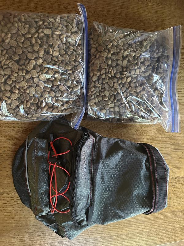 Fit two gallon bags of food with plenty of space to spare!