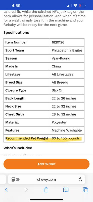 Pets First NFL Player Dog Jersey