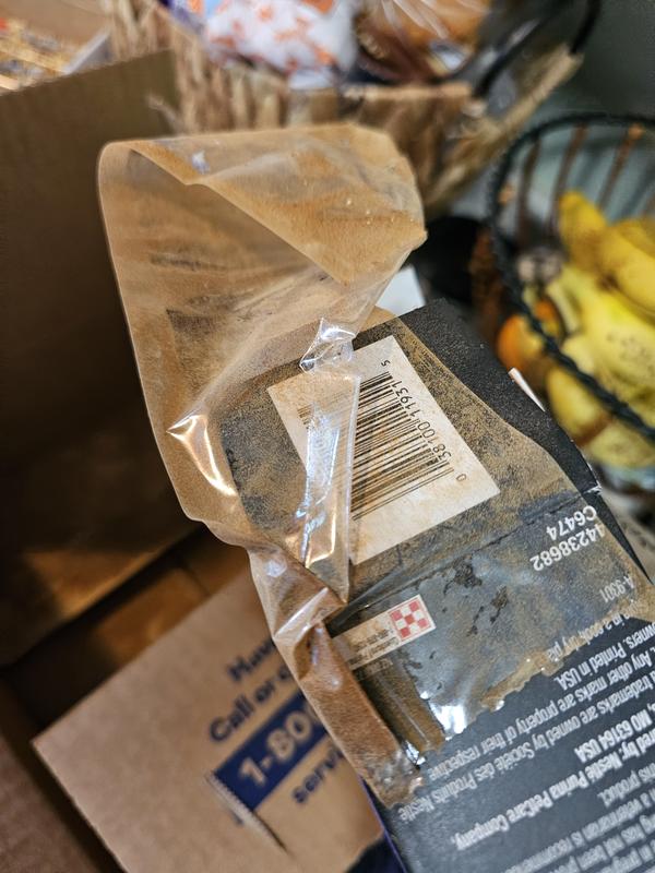 Tape wrapped on side of box