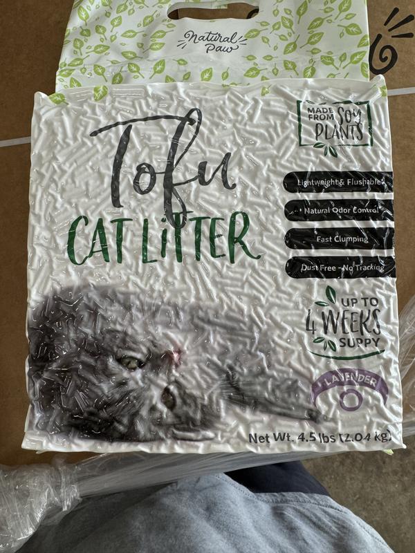 Natural Paw Tofu Cat Litter Lavender Scent