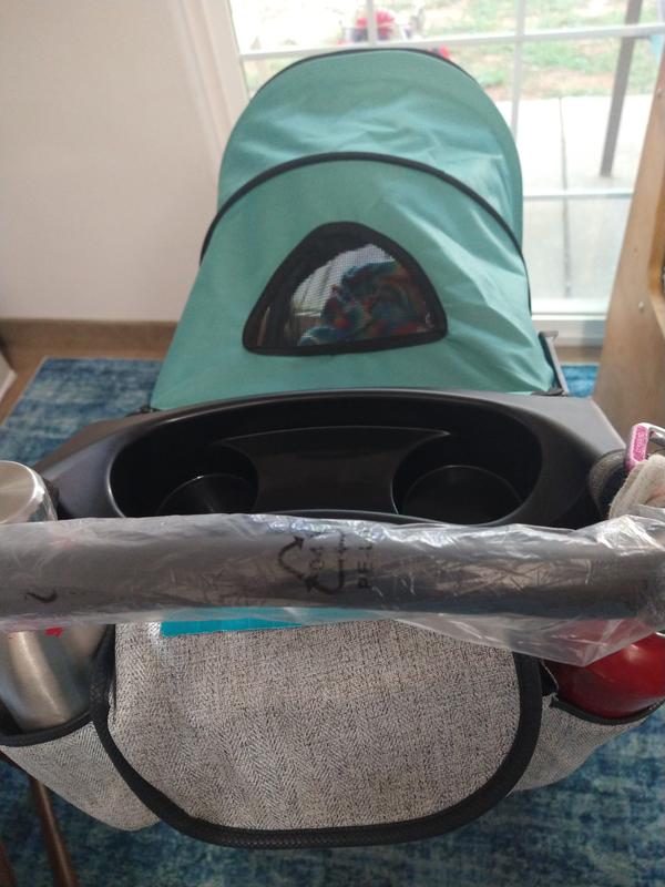 Stroller with added water holder