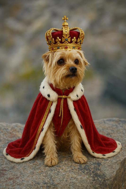 DO is our new dog and he is the king of our household