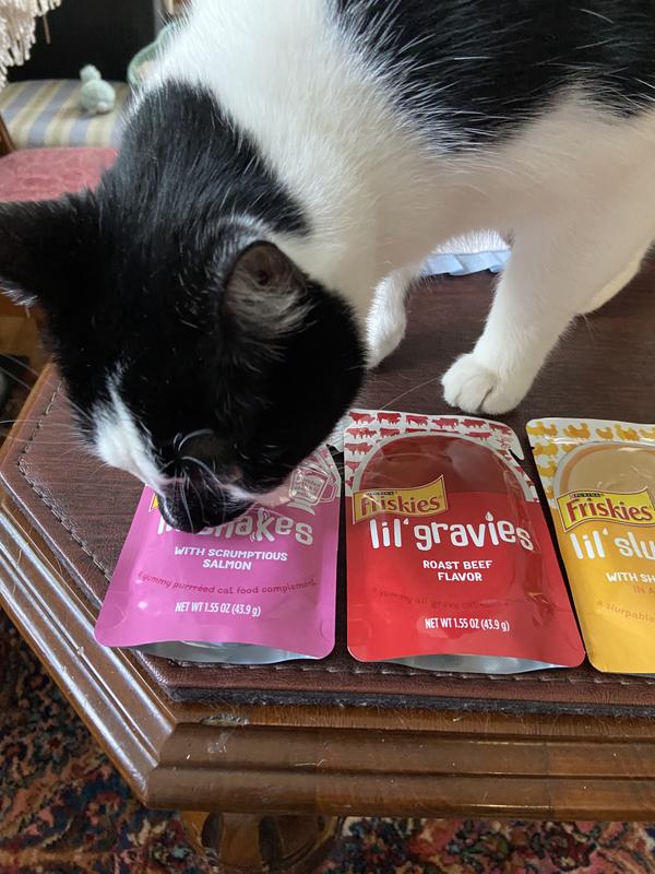 Out of Stock FRISKIES Lil Complements Wet Cat Food Topper, 5.5oz box, case of 4