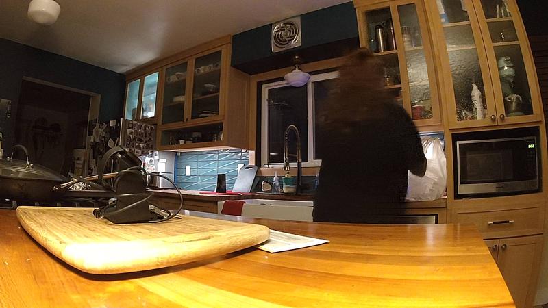 The camera view is wide which is nice