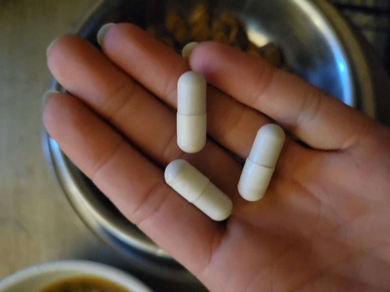 Size of the capsules