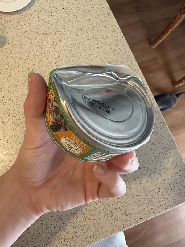 Crushed can