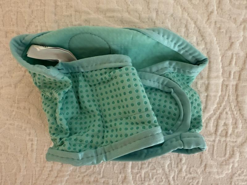 Stiff as cardboard, crumpled and stuck together.