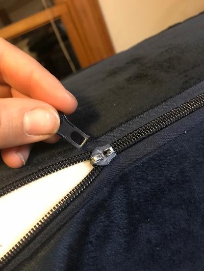 Zipper broke first night
