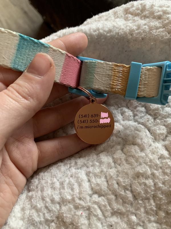 The “i’m” printed a little light but I think one can still read it