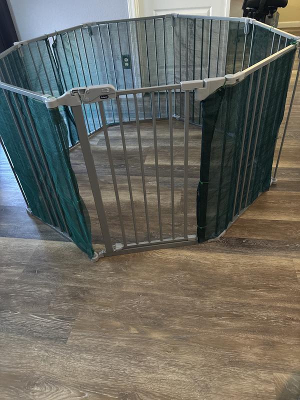 FRISCO Steel 8-Panel Configurable Dog Gate and Playpen, 30-in