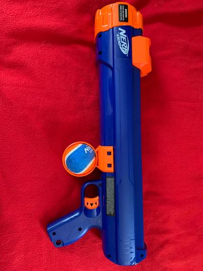 Nerf Dog 16” Tennis Ball Blaster Dog Toy with 4 Balls 