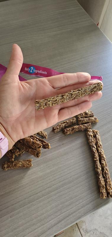 Sticks are approximately 5 inches long and half inch wide