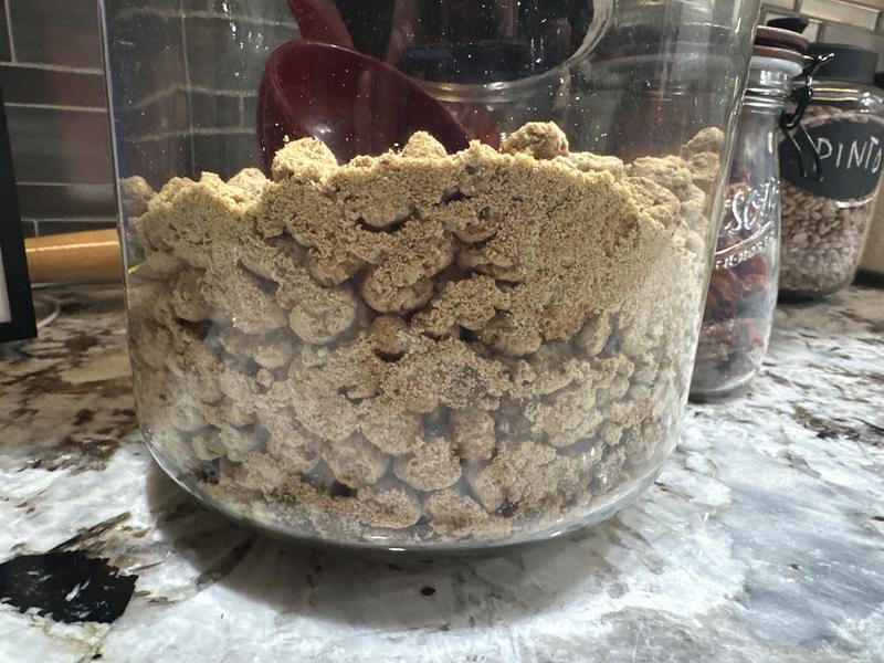 Powdered/disintegrated product.