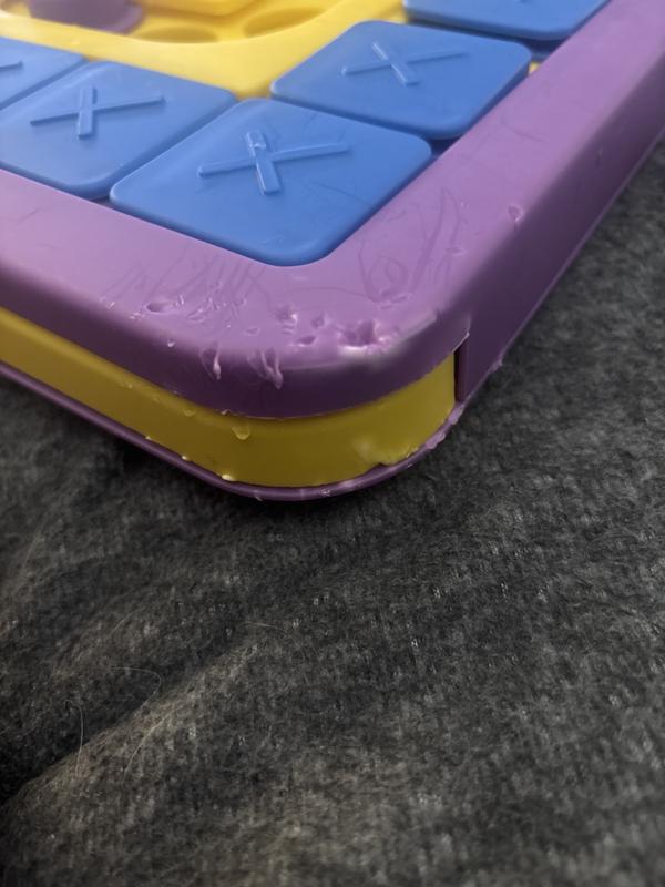 Chewed corner