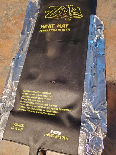 ZILLA Terrarium Heat Mat Reptile Heater, 4-watt 