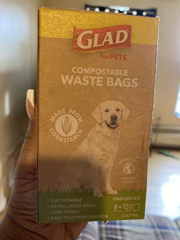 Glad Eco-Friendly Unscented Dog Waste Bags