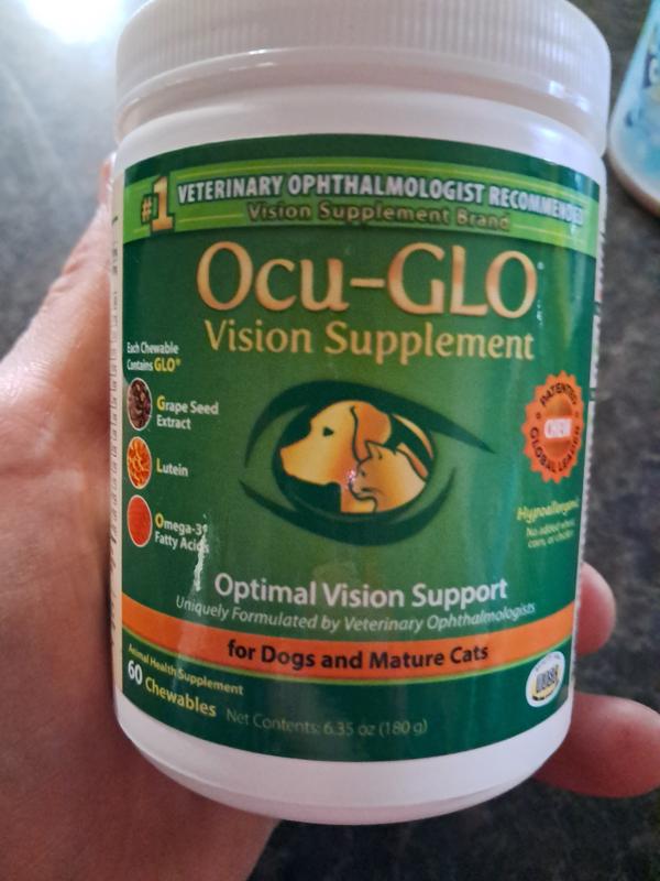 ANIMAL NECESSITY Ocu GLO Optimal Vision Support Soft Chew Dog Cat Supplement 60 count Chewy