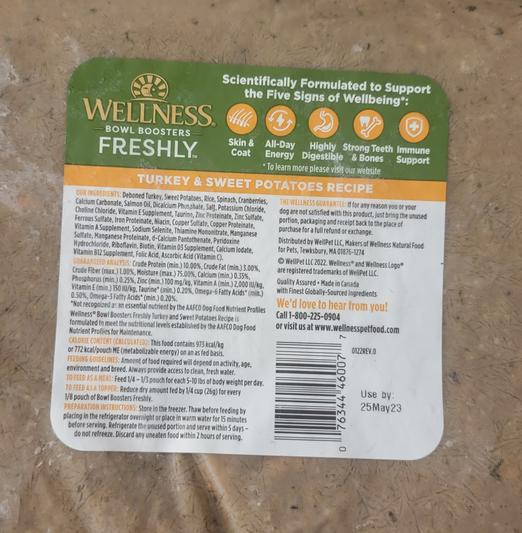 Back of package