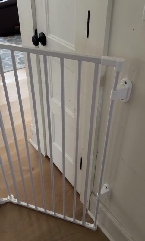 FRISCO Steel 3-Panel Configurable Gate, 41-in Height, White - Chewy.com