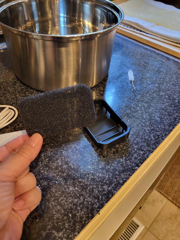 The first out of 2 sponges for great filtration