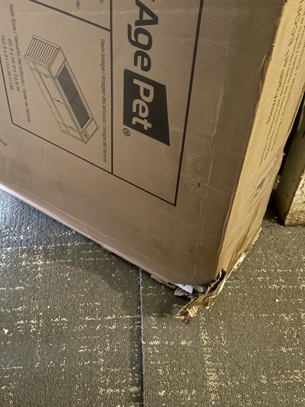 Ripped open box upon arrival