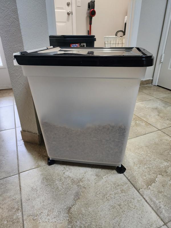 IRIS USA WeatherPro Airtight Dog, Cat, Bird & Small Pet Food Storage