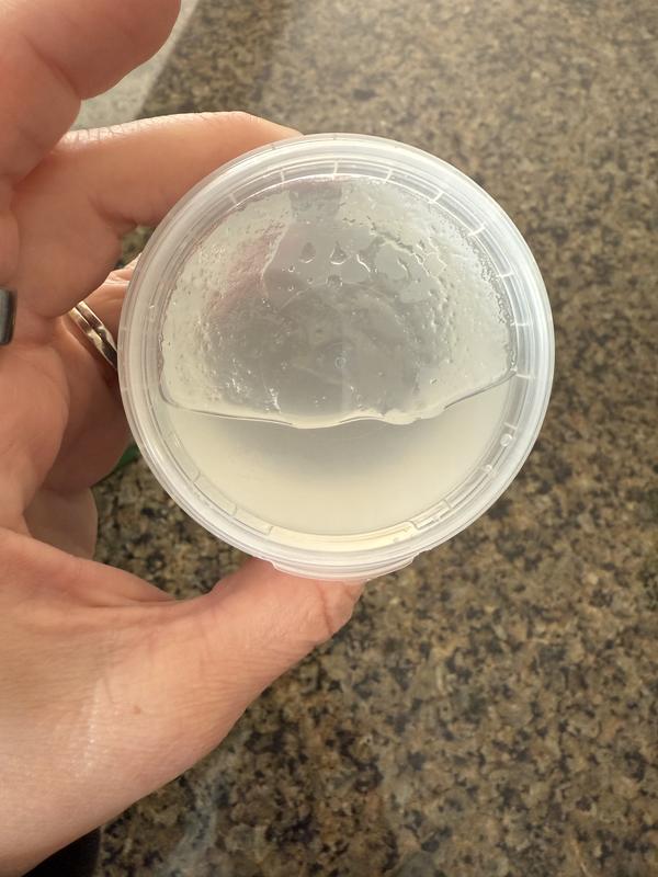 I was so confused and thought whatever it was had melted!