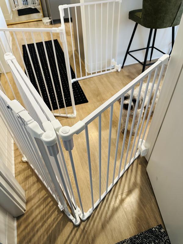 FRISCO Steel 8-Panel Configurable Dog Gate and Playpen, 30-in