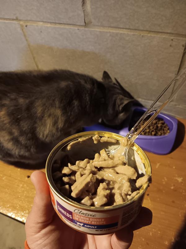 The shreds are very large pieces