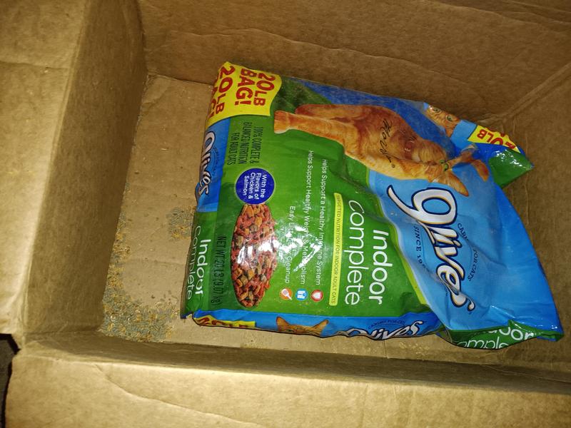 Bag on top of turtle food