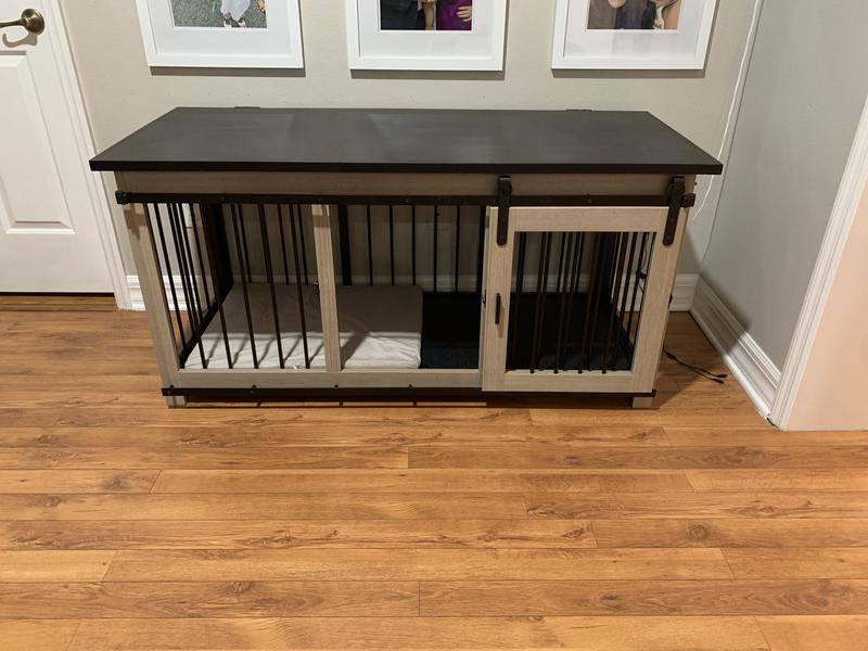 Temporarily Unavailable FRISCO "Rockford" Dog Crate Credenza & Mat