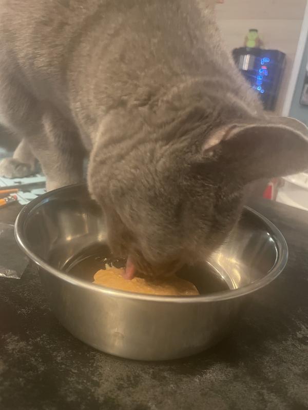 The tongue fast at work.