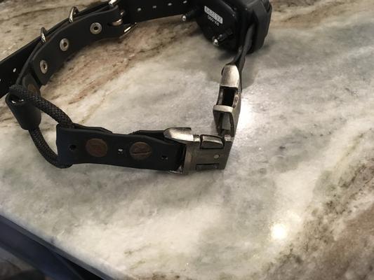 Rusted rivets. Buckle will not stay closed