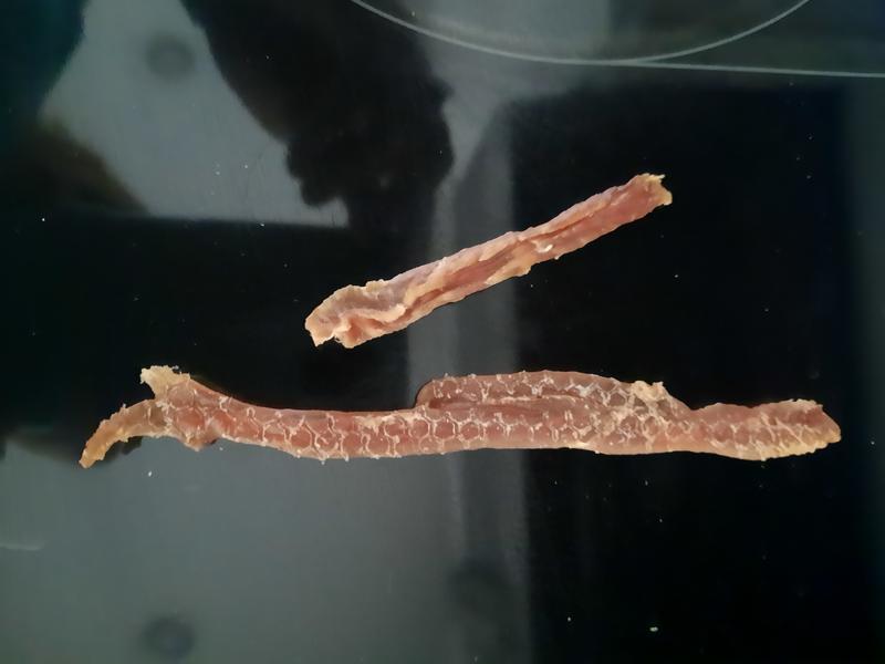 Chicken strips straight from the package.