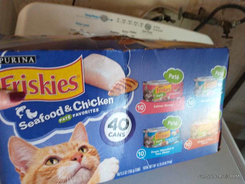 Purina Friskies Seafood Chicken Pate Favorites Variety Pack Wet