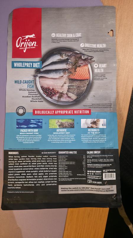 Product Reviews for ORIJEN Six Fish Grain-Free High-Protein Premium Dry Cat  Food
