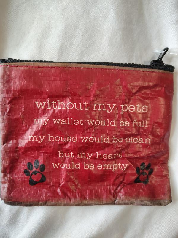 Material looks like an old feed bag